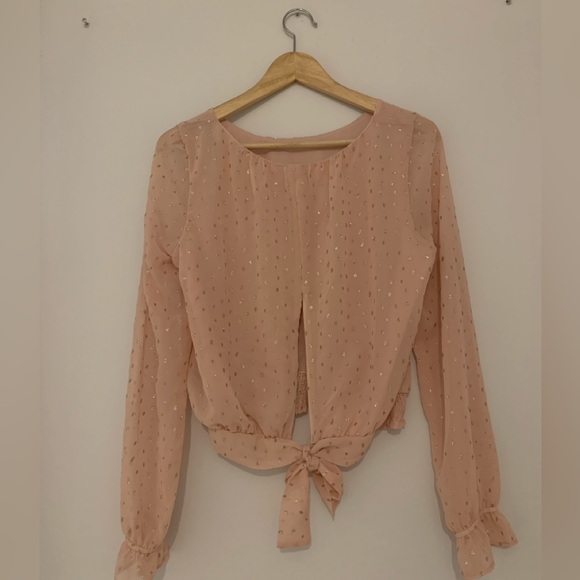 Girls H&M tie back top Size 14 - Picture 2 of 4